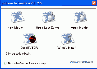  Startup   Corel R A V E