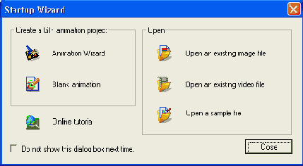  Startup Wizard    GIF Animator