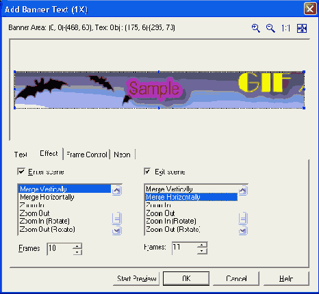  Add Banner Text