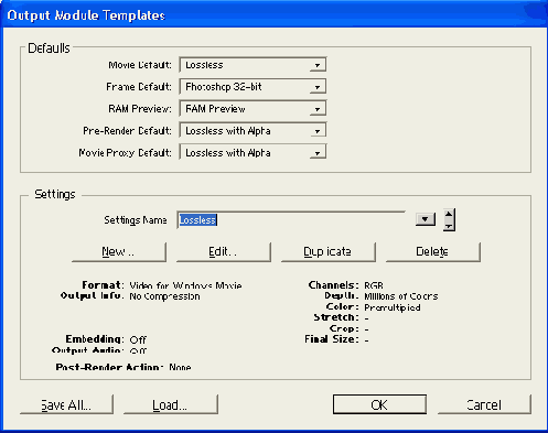     Output Module Templates